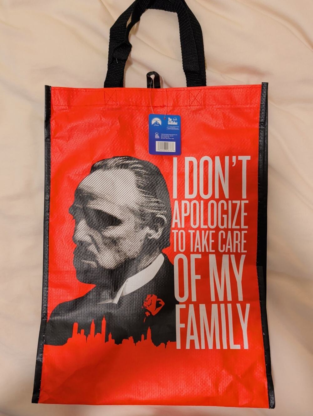 The Godfather Reusable Shopping Tote Bag Licenced Paramount Pictures NEW